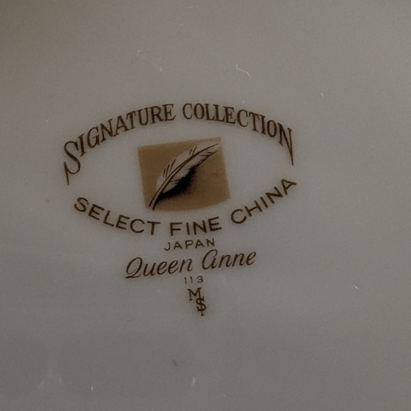 Vintage Signature Collection Queen Anne's Select Fine China Oval Serving Dish - Picture 5 of 16